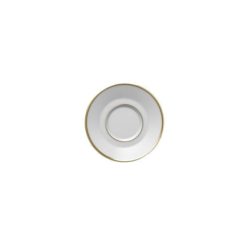 Round Coffee Saucer 5'' - GOLD 4" 15/16