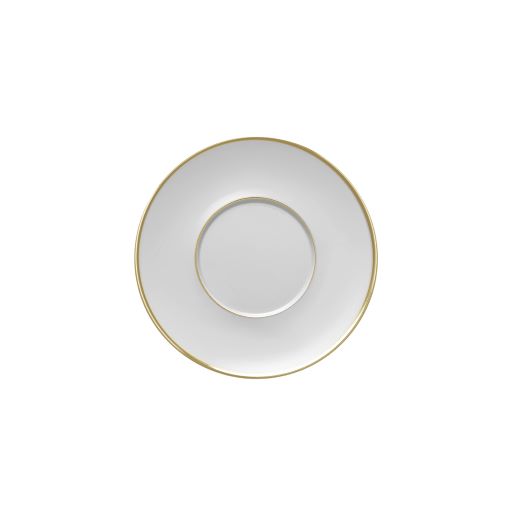 Round Breakfast Saucer 8'' - GOLD 7" 1/2