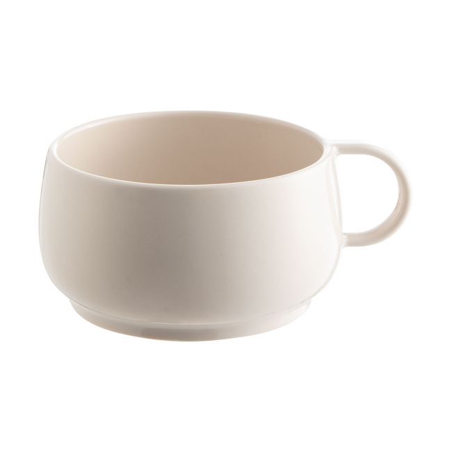 Coffee / Tea Cup 8 1/2 oz - stackable - Pink  