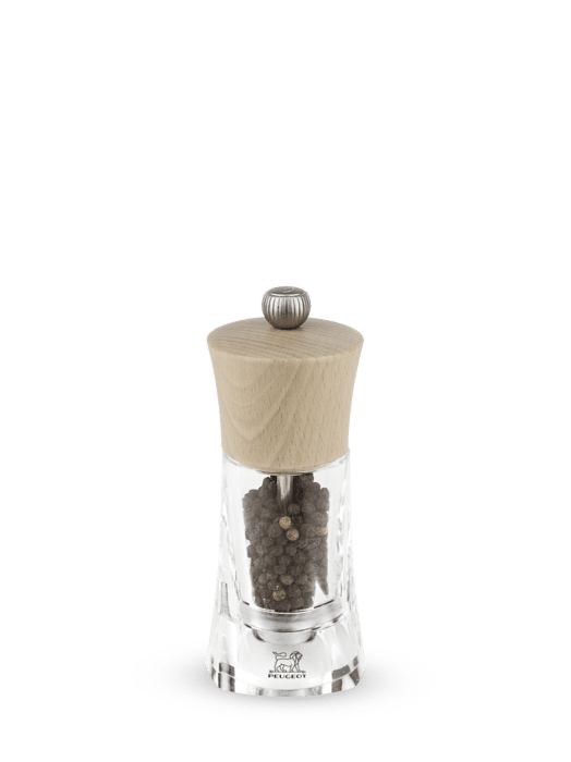 Peugeot Oleron Pepper Mill Acrylic/Wood Natural 14 cm - 5in SKU: '28374