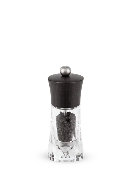 Peugeot Oleron Pepper Mill Acrylic/Wood Chocolate 14 cm - 5in SKU: '28404