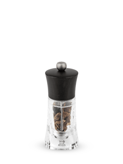 Peugeot Oleron Chili Pepper Mill Acrylic/Wood  Chocolate 14 cm - 5in SKU: '28428