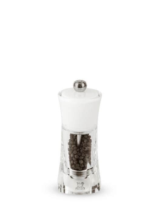 Peugeot Molene Pepper Mill Acrylic/White 14 cm - 5in SKU: '29012