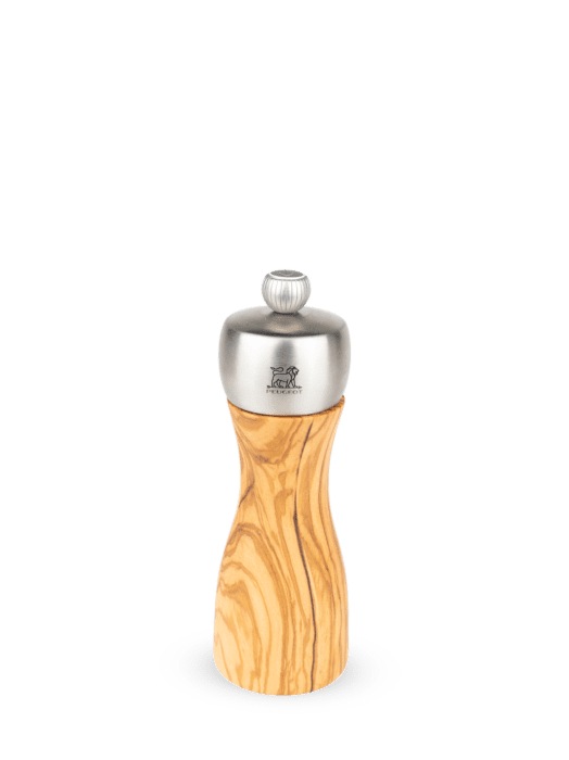 Peugeot Fidji Salt Mill Olive Wood/Stainless 15 cm - 6in SKU: '33811