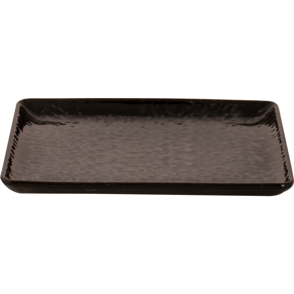 MAASTRICHT PLATE 23X17 RECT. BLACK TAHITI  9 x 6.75 inch SKU: MS-533790