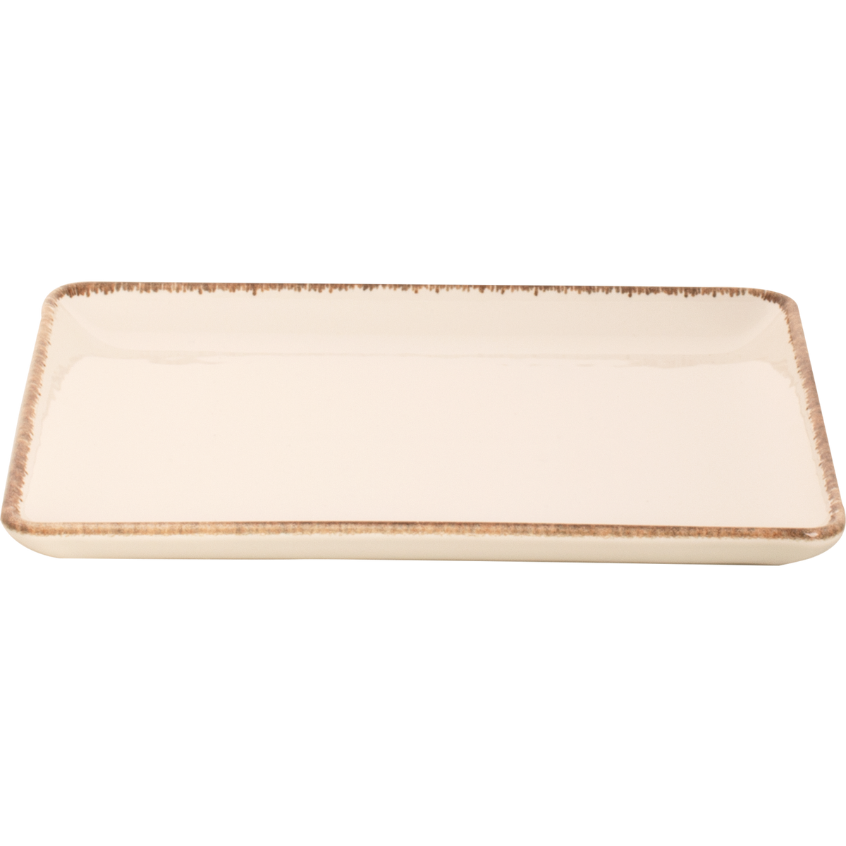 MAASTRICHT PLATE 23X17 RECT. CREAM AKOYA  9 x 6.75 inch SKU: MS-533801