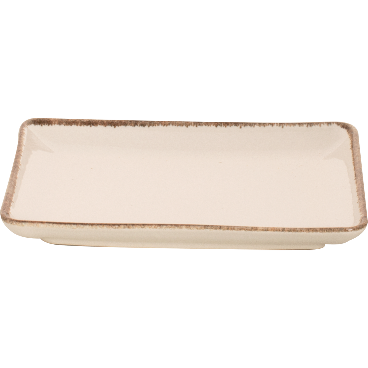 MAASTRICHT PLATE 18X13 RECT. CREAM AKOYA  7 x 5 inch SKU: MS-533802