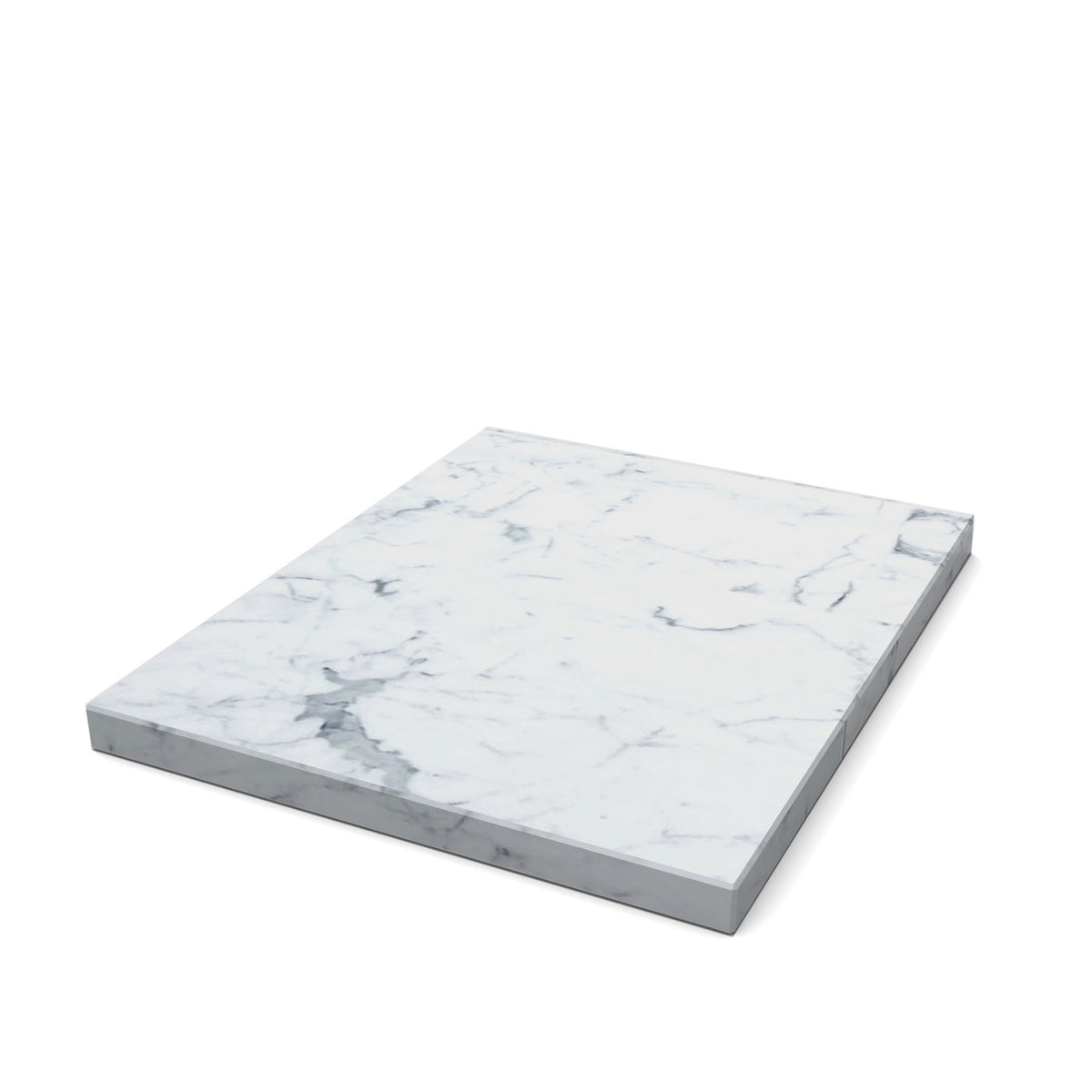 Flow White Marble 1.2 Plinth