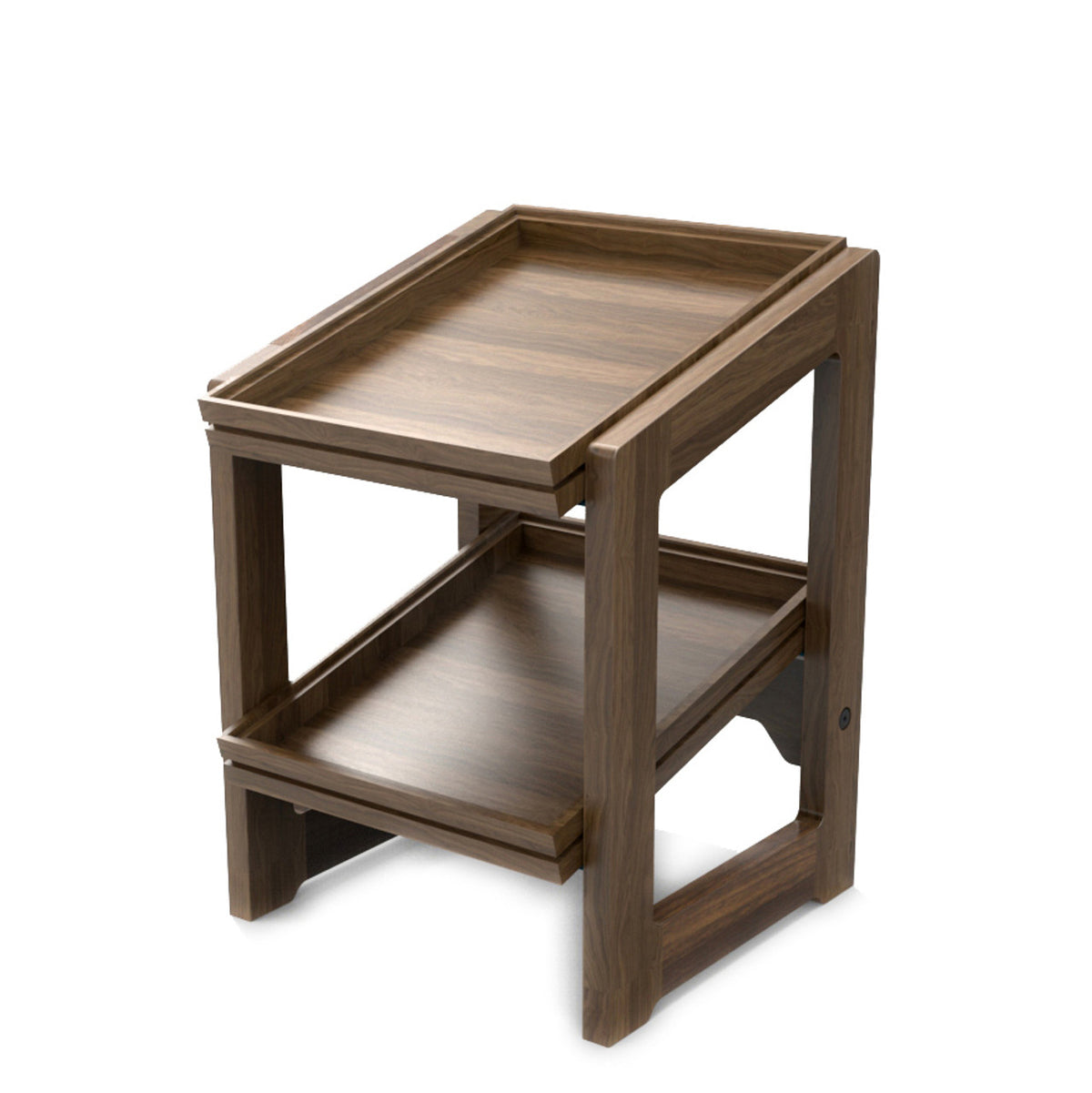 Flow Walnut 1.2 Two-Tier Stand