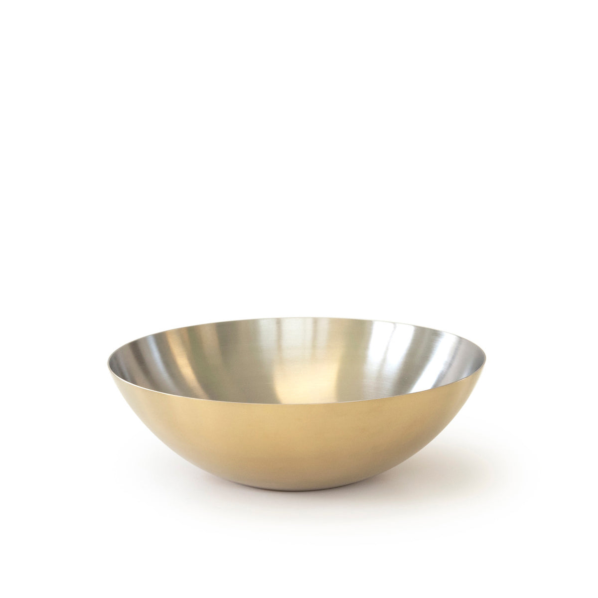 Tilt Medium Brass Bowl