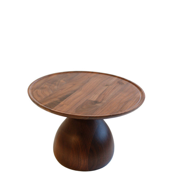 Large Walnut Cake Stand