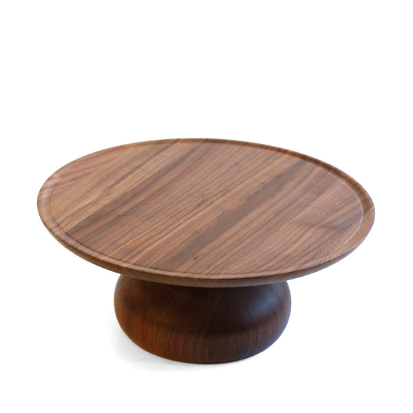 Medium Walnut Cake Stand