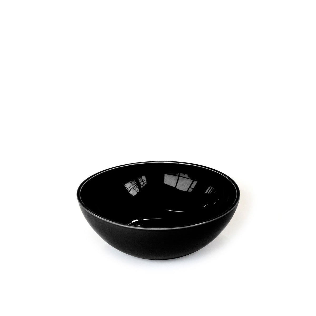 Medium Black Ceramic Bowl