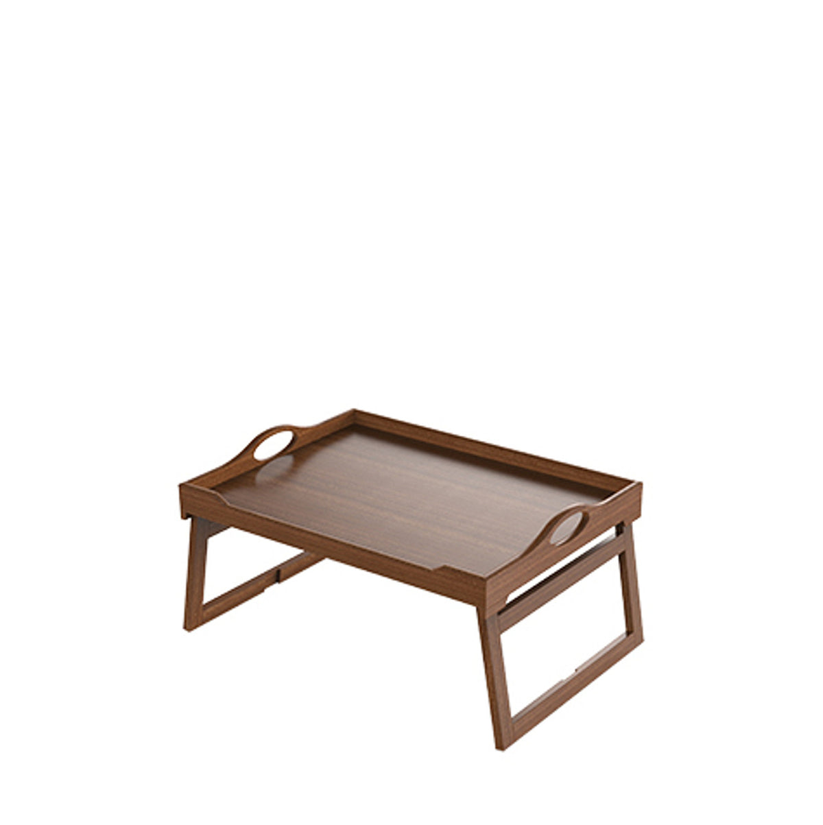 Walnut Classic Breakfast Tray with legs