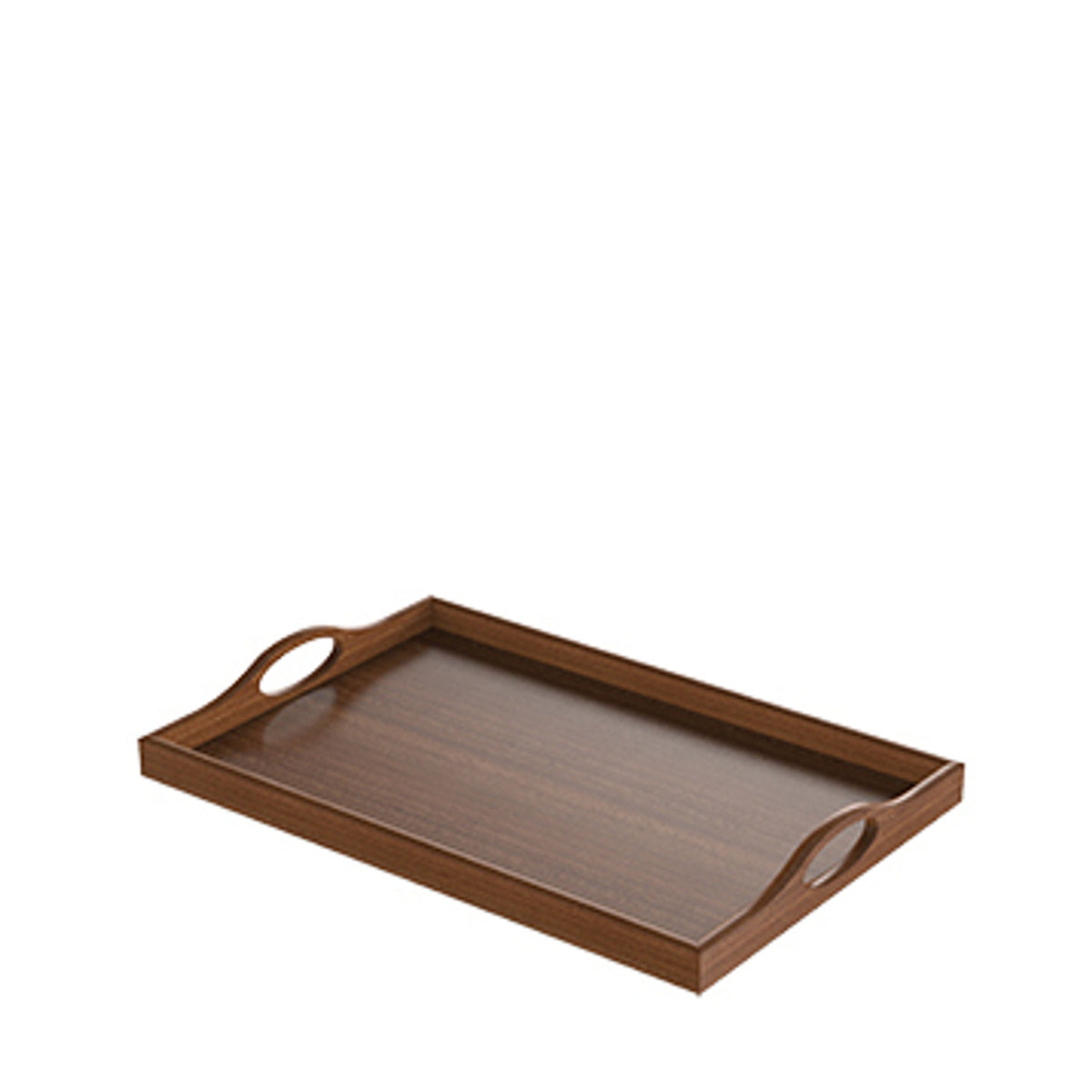 Large Mahogany Classic Butler Tray