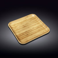 Wilmax Natural Bamboo Plate 11" X 11" | 28 Cm X 28 Cm SKU: WL-771024/A