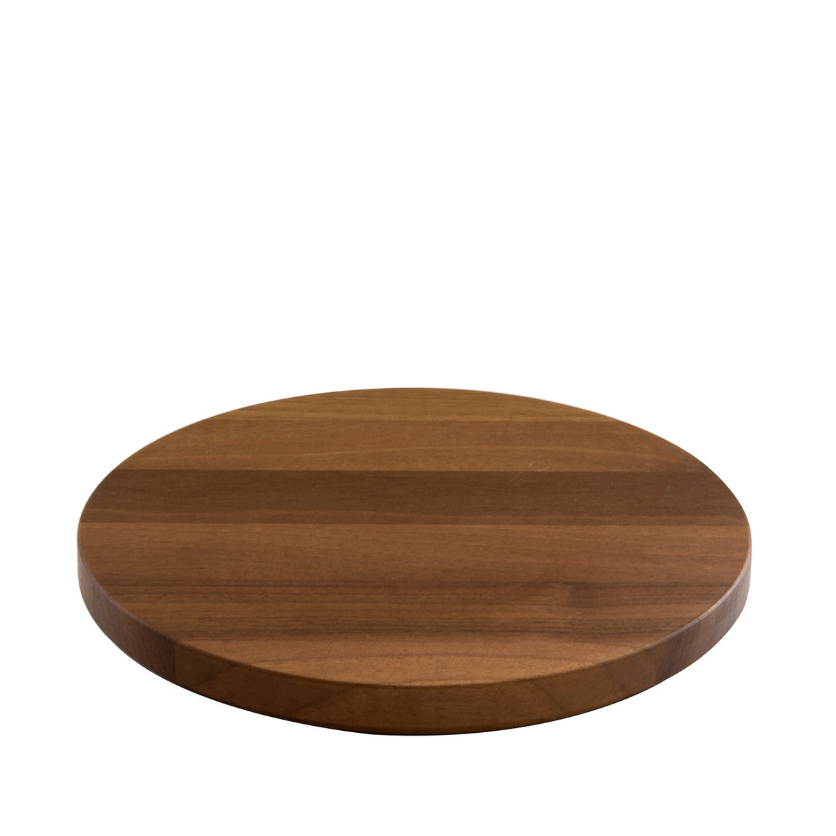 Tilt Round Walnut Plinth