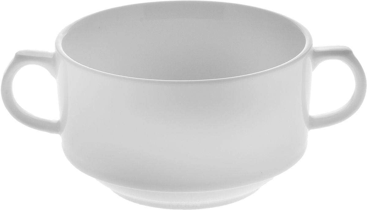 Wilmax Fine Porcelain Soup Cup 4" | 10.5 ‘¬ 12 Fl Oz | 350 Ml SKU: WL-991230/A