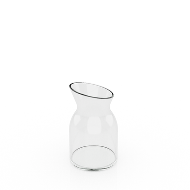 Tilt Small Glass Carafe