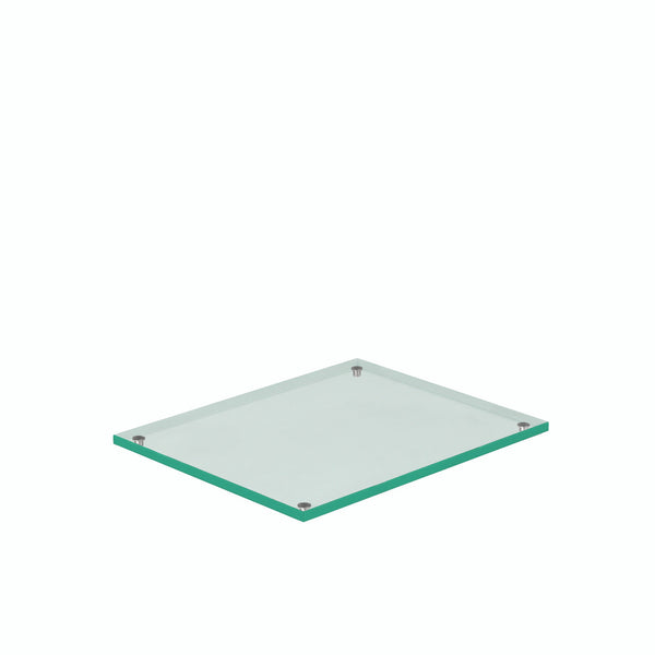 Flow Clear Glass 1.2 Plinth