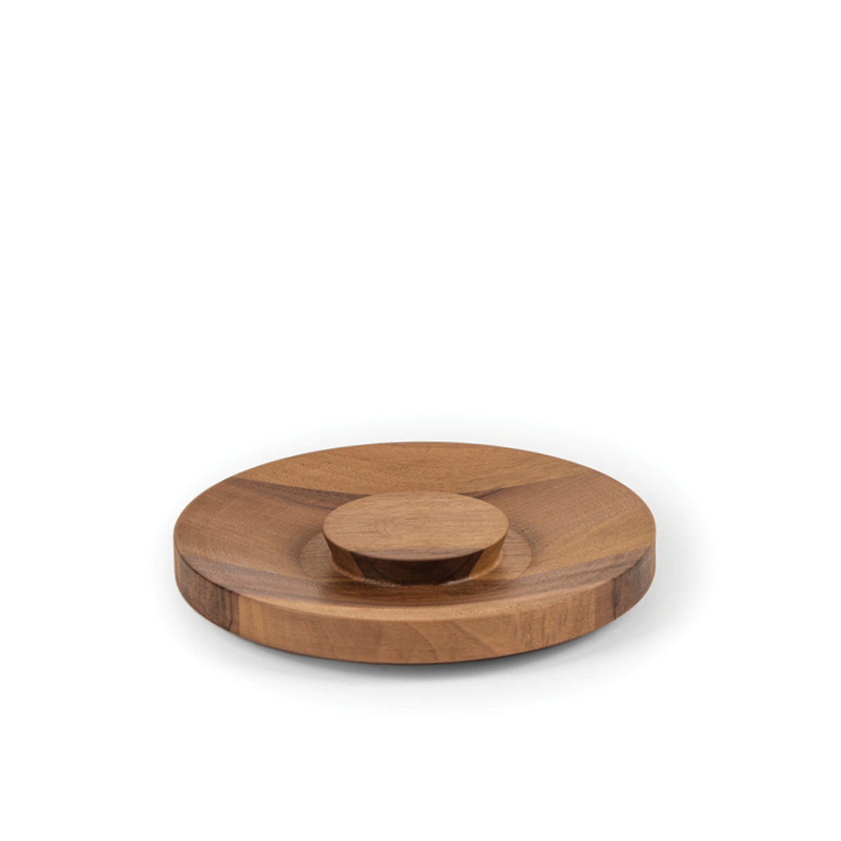 Tilt Walnut Jar Lid