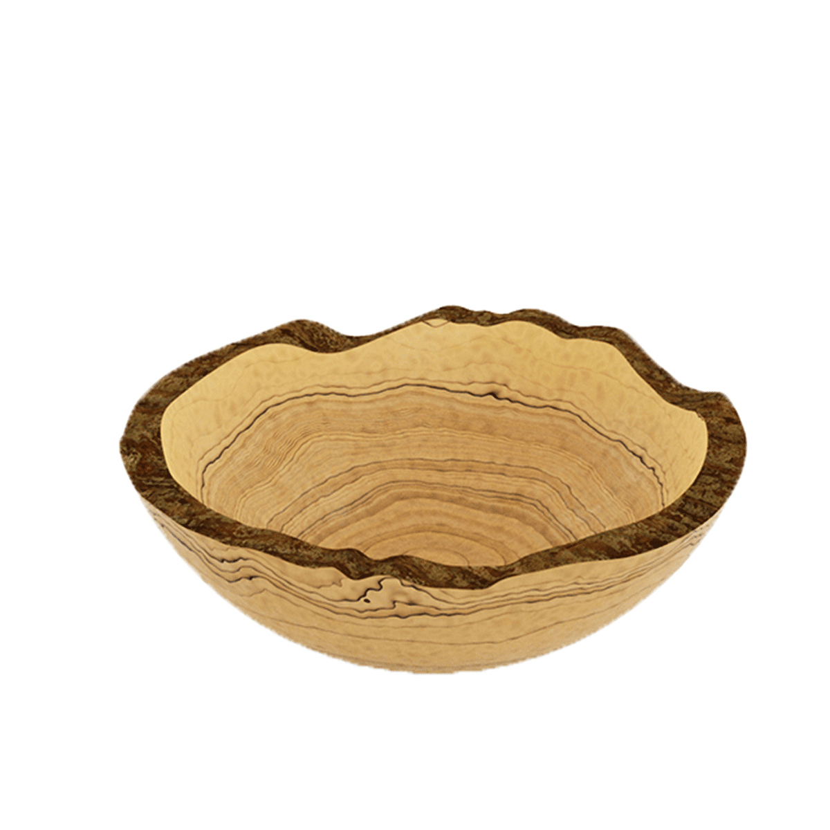 Tilt Medium Rustic Olive Wood Bowl