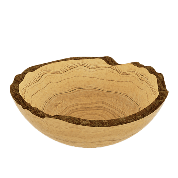 Tilt Large Olive Wood Bowl