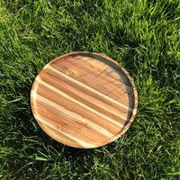 ZavisGreen Acacia round Plate  Platter 14" Diameter SKU: ZG-660014