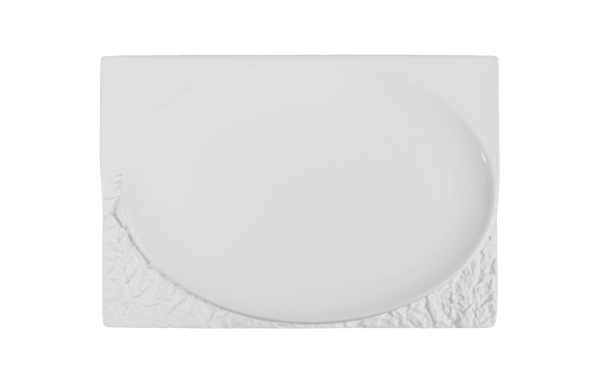 Rectangular Oval Plate 067 0016 10 5/8 x 7 in (27 x 18 cm)