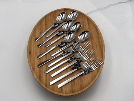Wilmax 13 Piece 18/10 Stainless Steel Fork And Spoon Dinner Set By Wilmax With A Square Solid Handle SKU: WL-555056