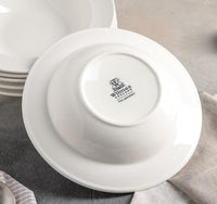 Wilmax Fine Porcelain Deep Plate 9" | 22.5 Cm Set Of 6 In Gift Box SKU: WL-880102/6C