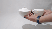 Wilmax Fine Porcelain Sugar Bowl & Creamer Set: Sugar Bowl 11 Oz | 340 Ml  & Creamer SKU: WL-880112/2C