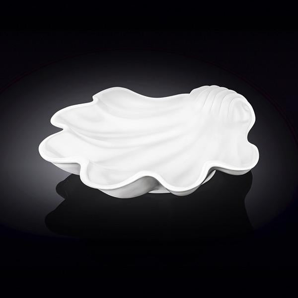 Wilmax Fine Porcelain Shell Dish 11.5" X 11" | 28.5 X 28 Cm SKU: WL-992588/A