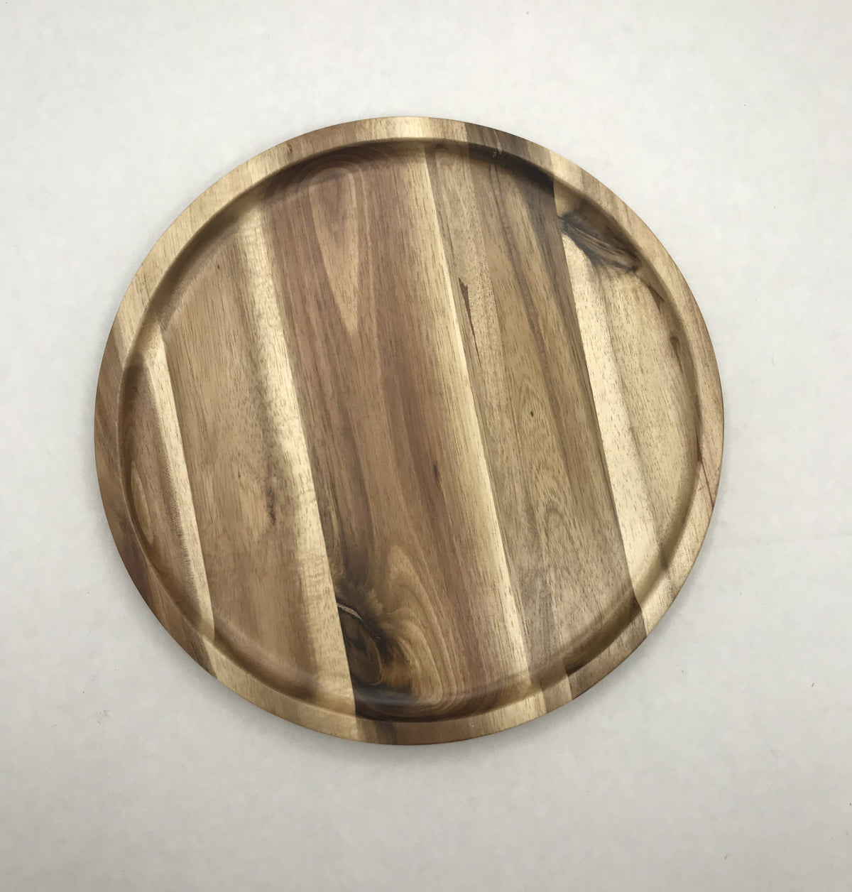ZavisGreen Acacia round Plate / Platter 10" Diameter SKU: ZG-660010