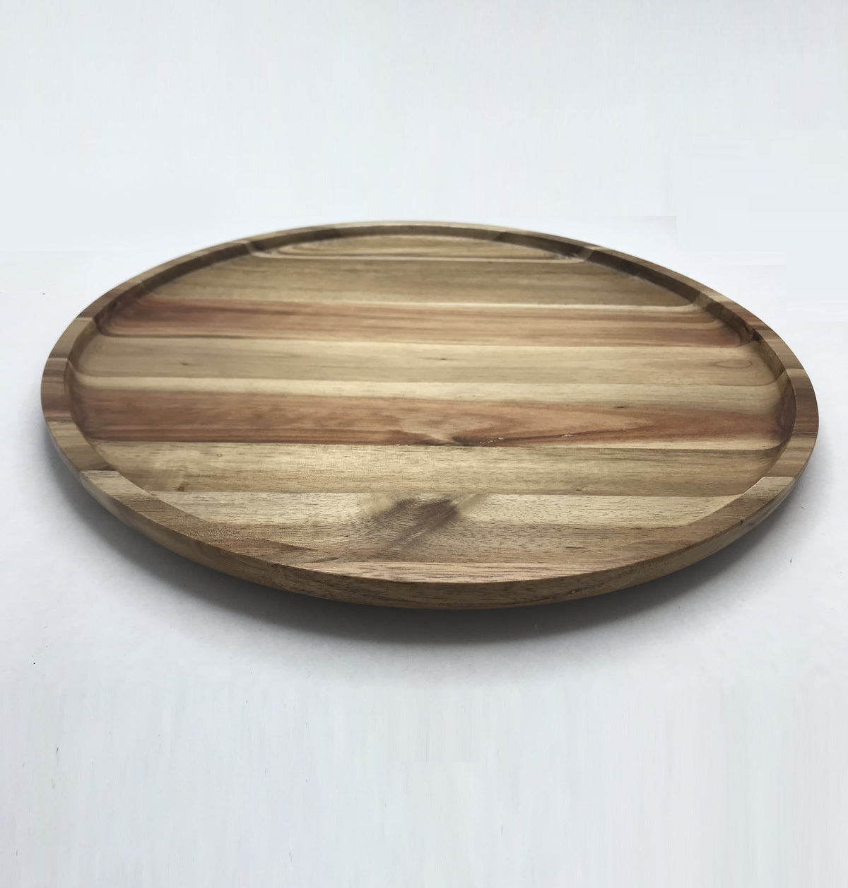 ZavisGreen Acacia round Plate  Platter 14" Diameter SKU: ZG-660014