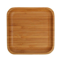 Wilmax Natural Bamboo Plate 6" X 6" | 15 Cm X 15 Cm SKU: WL-771019/A