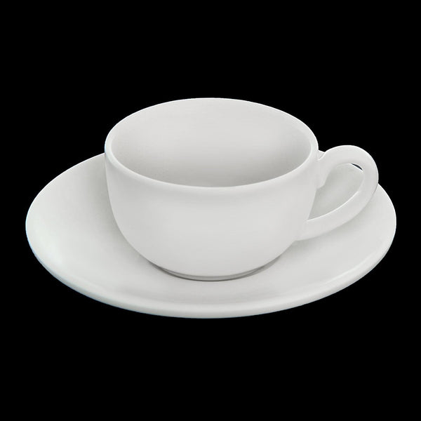 Wilmax Fine Porcelain 3 Oz | 100 Ml Coffee Cup & Saucer SKU: WL-993002/AB
