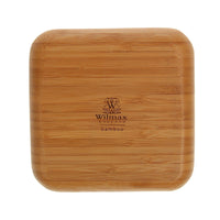 Wilmax Natural Bamboo Plate 6" X 6" | 15 Cm X 15 Cm SKU: WL-771019/A