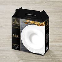 DEEP PLATE 9" | 22.5 CM SET OF 6 IN COLOUR BOX - WILMAX PORCELAIN WILMAX