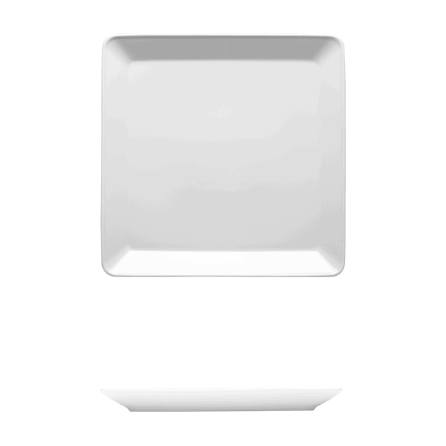 Square Plate Catalog Number: 051 0236 | Dimensions: 4 3/4 in (12 cm)