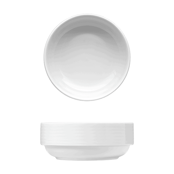 Round Bowl, Stackable | Catalog Number: 010 0092 | Dimensions: 5 3/8 in (13 cm) 16 fl oz (473 ml)