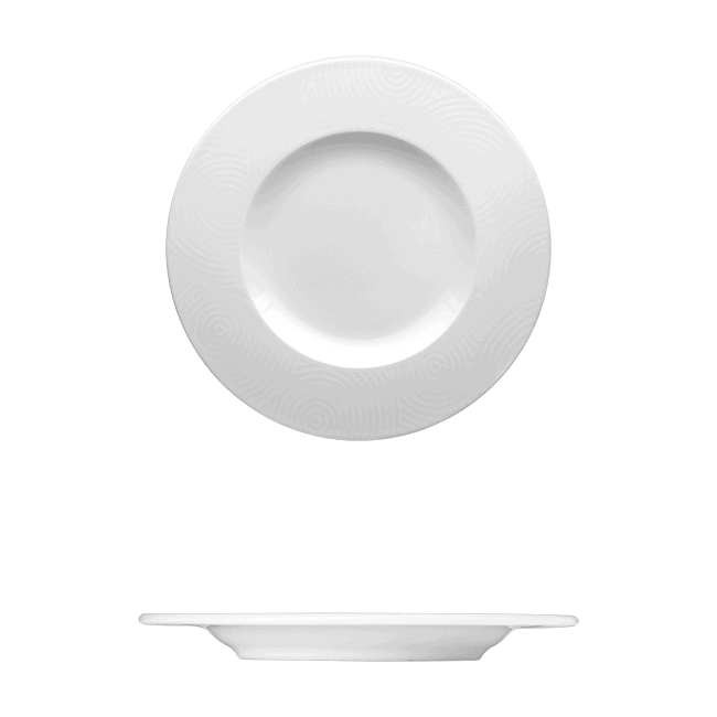 Round Plate | Catalog Number: 048 0015 | Dimensions: 10 5/8 in (27 cm)