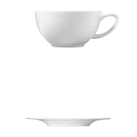Cup || Saucer | Catalog Number: 045 0191 | Dimensions: 8 fl oz (265 ml) || Catalog Number: 046 0182 | Dimensions: 7 1/8 in (18 cm)