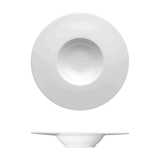 Deep Gourmet Plate | Catalog Number: 046 1429 | Dimensions: 9 7/8 in (25 cm) 6 fl oz (177 ml)